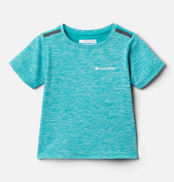 Columbia Tech Trek T-Shirt Blue For Girls NZ27153 New Zealand